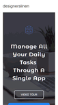 Mobile Screenshot of designerslinen.com